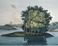 Shchedrin Semyon Fiodorovich Island in the Large Pond in the Park in Tsarskoye Selo - Hermitage